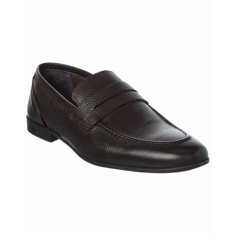 M By Bruno Magli Valerio Leather Loafer, Brown — image 6 of 6